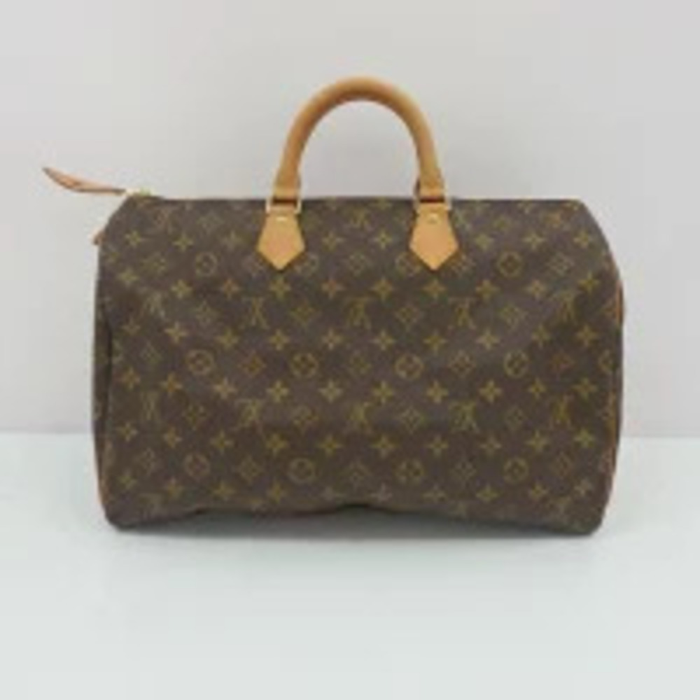 Louis Vuitton Brown Speedy Monogram Shoulder Bag Brown